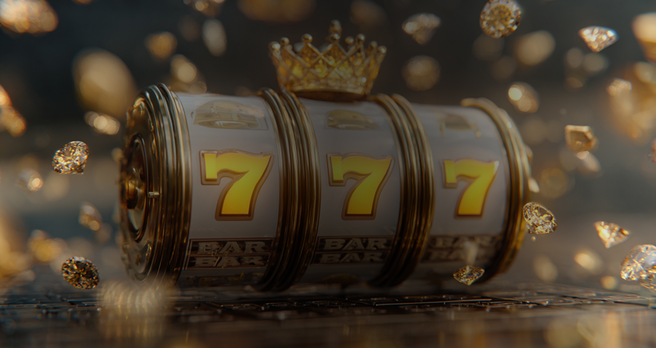 Mega Riches Casino banner showing slot games and jackpots